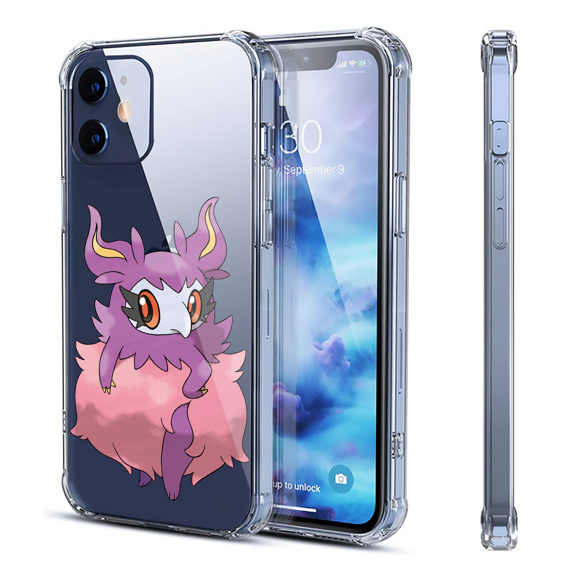 （画像用） ポケットモンスター Pokémon 【iPhone 12シリーズ対応】透明スマホケース（クリアソフトケース）